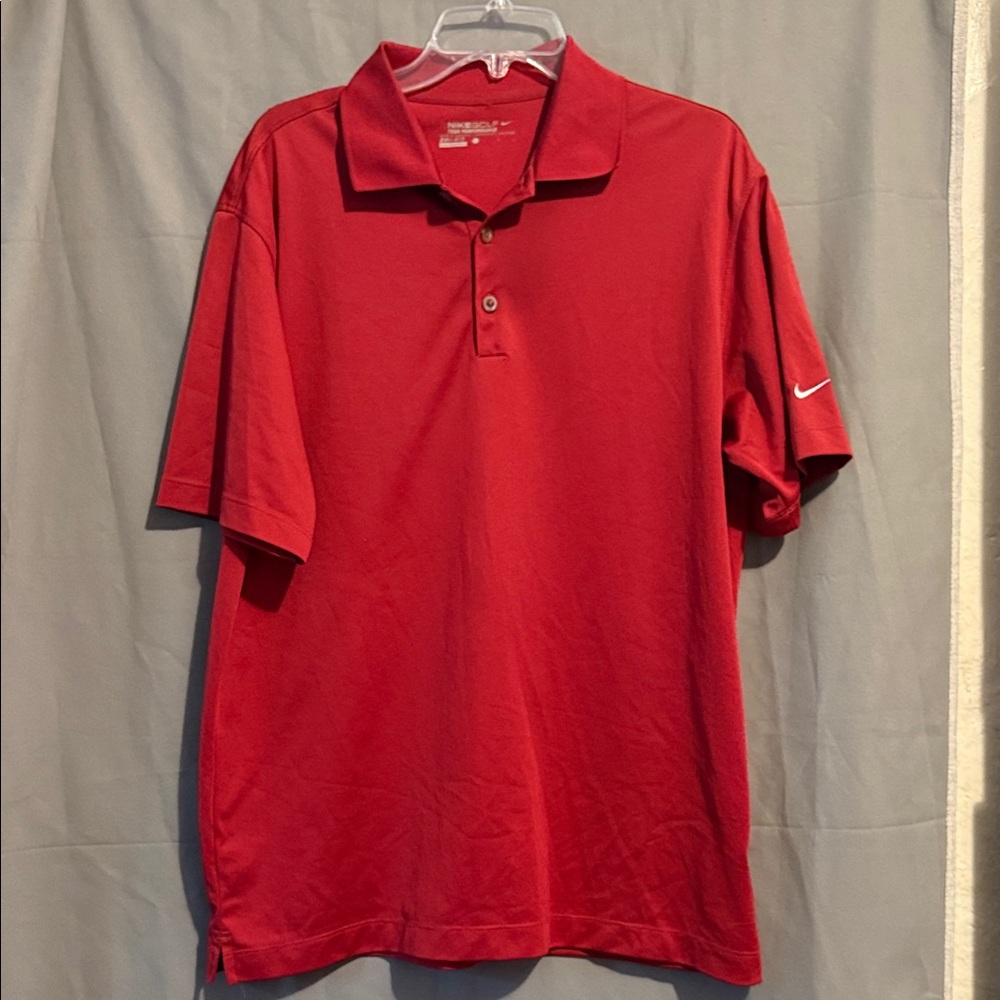 Nike Golf Men's Red Polo Shirt